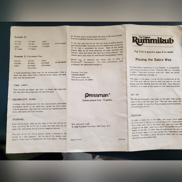 Rummikub Game - Picture 5 of 5